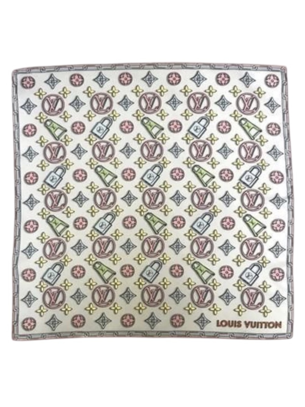 Louis Vuitton Carre 45 Charming Silk Scarf